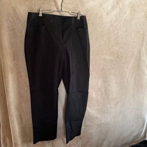 INC Stretch International Concepts Black Pants 12P Cotton/Lycra. Like New